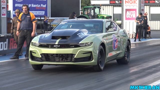 2020 COPO CAMARO IN THE UK! SANTA POD RACEWAY смотреть онлайн