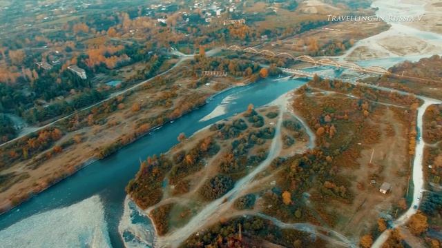 Гумиста и Нижняя Эшера. Полёт над Абхазией. смотреть онлайн