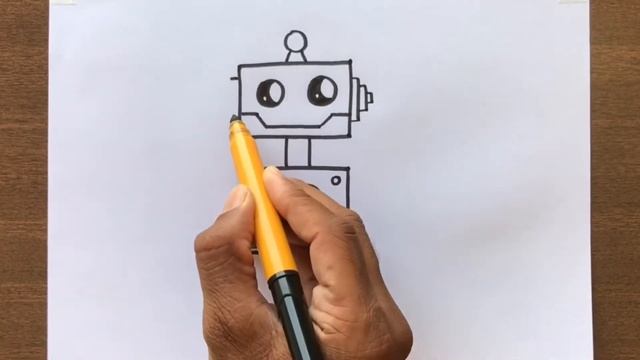 How to Draw a Robot from 8 Dots | Easy Drawing смотреть онлайн