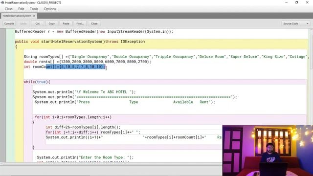 How to create a Hotel Reservation System In Java | Class 10 ICSE Computer Project | Full Source Cod смотреть онлайн
