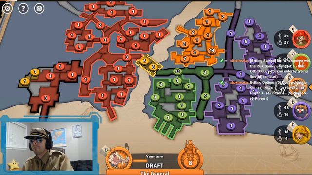 Risk Online Game #14 - River Town Advanced Map - Commentary With The General HD(Series 5) смотреть онлайн