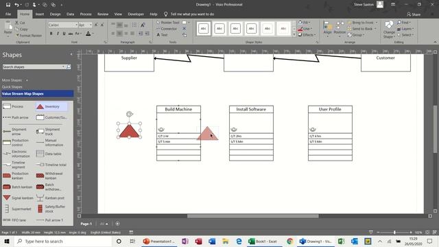 Value Stream Mapping in Microsoft Visio смотреть онлайн