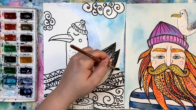 Рисуем чайку Беллу смотреть онлайн