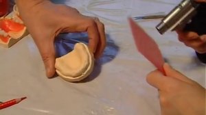 Изготовление зубных протезов Flexite часть 2