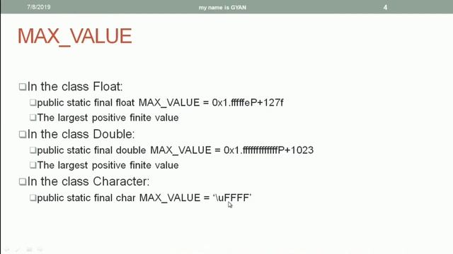 Wrapper Classes in Java | #20 | The MAX_VALUE Field of Various Wrapper Classes in Java смотреть онлайн