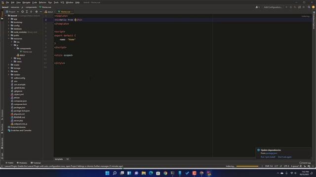 How to Create Laravel 8 Project with Vue 3 on Windows 11 (Fix the Error) смотреть онлайн