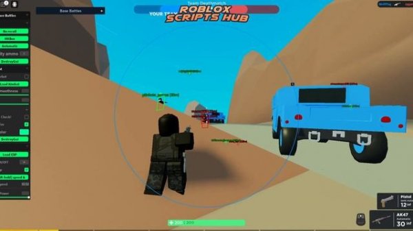 Roblox Base Battles - OP Aimbot & Gunmod Script
