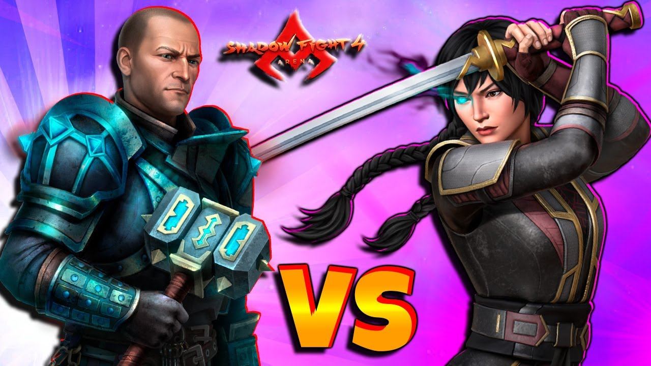 Очень Сложная СЮЖЕТКА Кибо против Сержанта в Shadow Fight 4 Arena смотреть онлайн