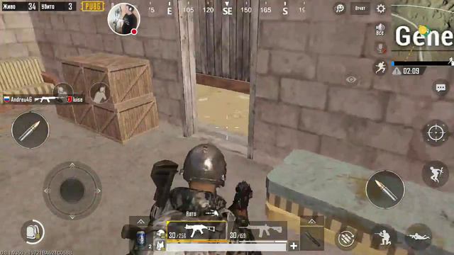 Стрим игры "PUBG MOBILE".Нуб учиться играть!!! смотреть онлайн