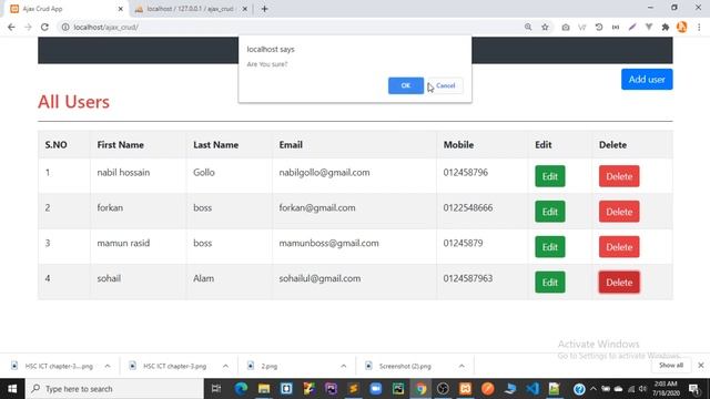ajax with php MySQL bangla tutorial part-1 смотреть онлайн