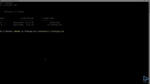 How To Copy Files And Folders Between Windows Containers And The Local Filesystem With Docker смотреть онлайн