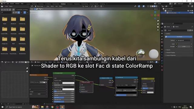 Cara Self Shading Toon Di Blender (Genshin/Anime Shader) смотреть онлайн