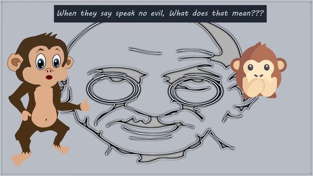 3 wise monkeys explained I Hear no evil, See no evil, Speak no evil I Gandhiji's monkey I 4 monkeys смотреть онлайн