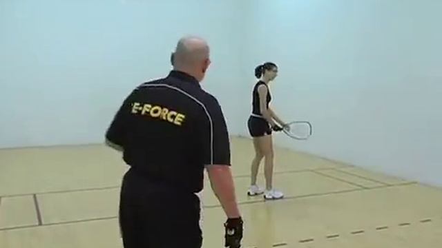 Racquetball Skills and Drills - How to Hit the Drive Z Serve - Coach Jim Winterton смотреть онлайн