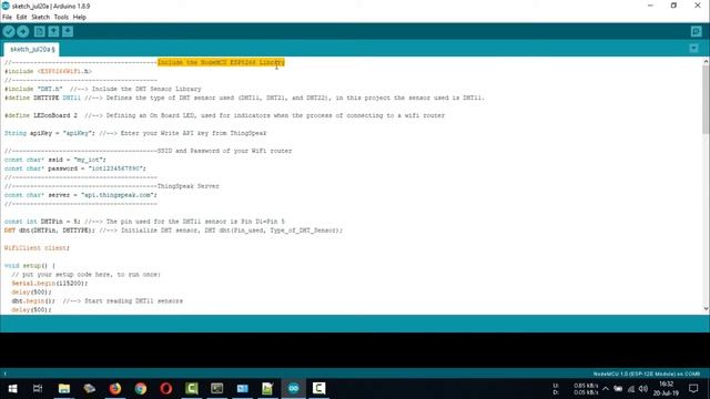 Arduino | NodeMCU ESP8266 sends DHT11 Sensor Data (Temperature and Humidity) to ThingSpeak смотреть онлайн