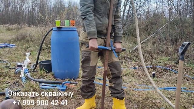 Тяжелейшая скважина на 19 метров./Хочешь сам пробурить скважину, посмотри это видео. смотреть онлайн