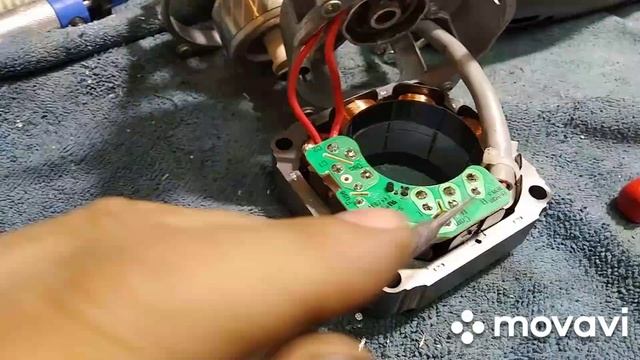 Polaris PSF 5140 ремонт безщеточного мотора смотреть онлайн