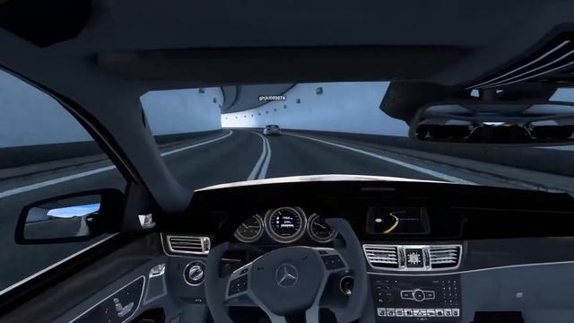 Euro Truck Simulator 2 Mercedes-Benz E63 AMG bad driving смотреть онлайн