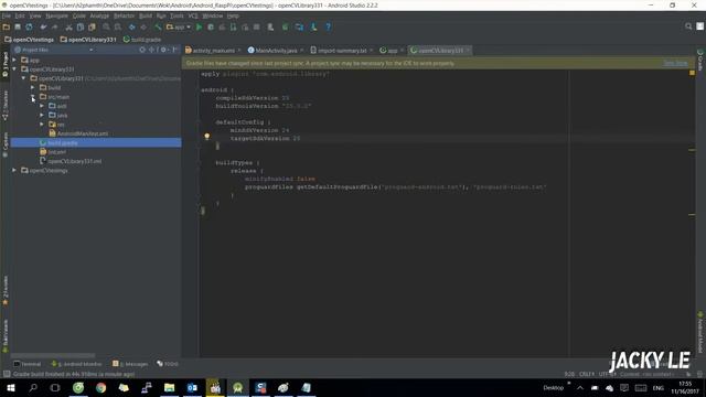 Install and Create OpenCV project on Android Studio смотреть онлайн