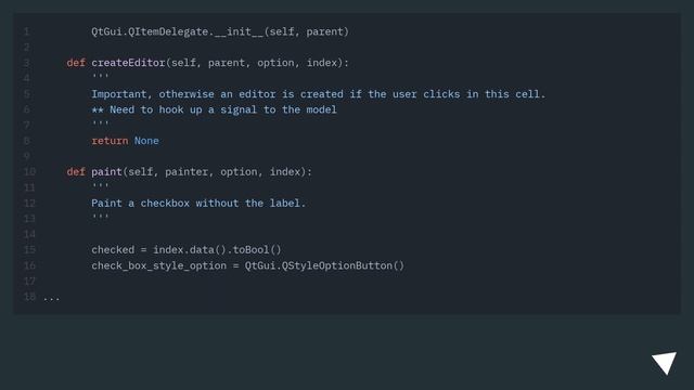 PyQt - Column of Checkboxes in a QTableView смотреть онлайн