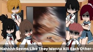 Baki classmates react to Baki Hanma || Baki Characters React To Baki Hanma || Gacha React