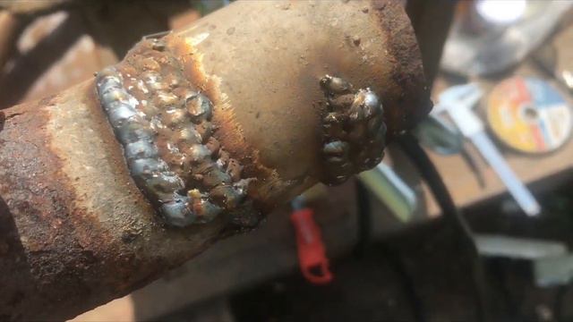 Реставрація глушника на ваз 2109 з півавтоматом ТЕСЛА