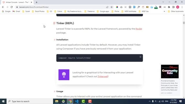 Laravel tinker in details | Arabic смотреть онлайн