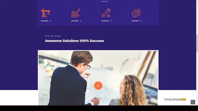 TheTis Construction and Architecture WordPress Theme contractor building Rina смотреть онлайн