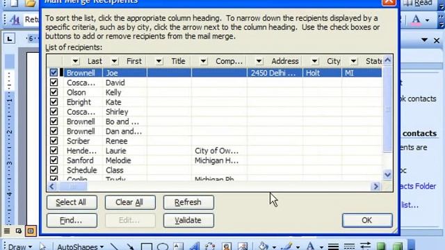 Word 2003 Tutorial Using the Mail Merge Wizard 2003 & XP Microsoft Office Training Lesson 19.2 смотреть онлайн