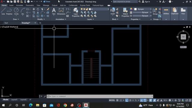 How to draw plan in AutoCad 2022 | AutoCad plan смотреть онлайн
