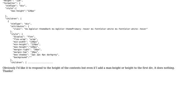 Sharepoint: List view formatting with JSON - limit the container height смотреть онлайн
