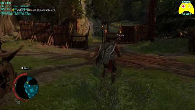 Teste Middle Earth Shadow of War GTX 1050 e i5 2300 смотреть онлайн