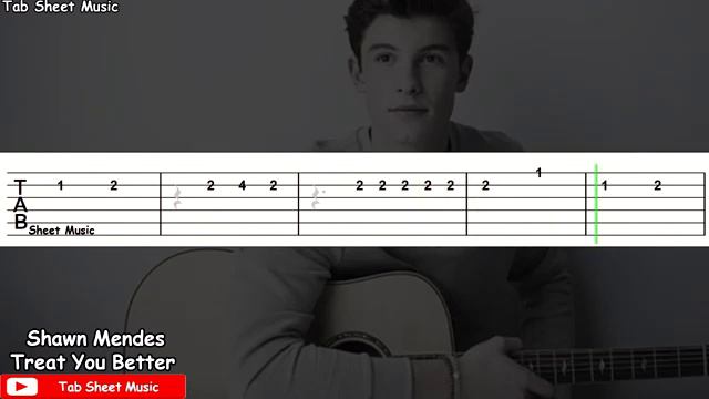 Free Shawn Mendes treat you better guitar tune смотреть онлайн