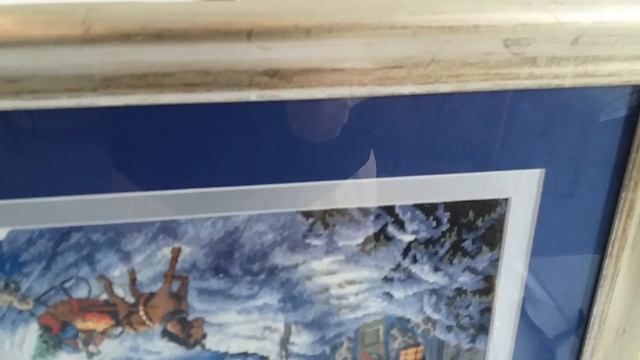 ПОВЕСИЛА на СТЕНУ РОЖДЕСТВЕНСКУЮ ВЫШИВКУ смотреть онлайн