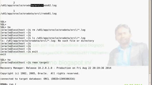 Log File Recovery usingh RMAN. смотреть онлайн