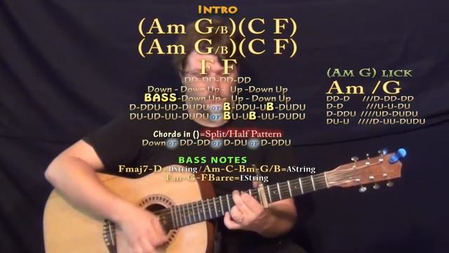 True Colors (Phil Collins) Guitar Lesson Chord Chart - Capo 6th смотреть онлайн
