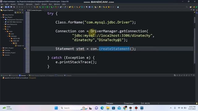 Connecting JSP Project with MYSQL in Tamil | Java | DinaTechy смотреть онлайн