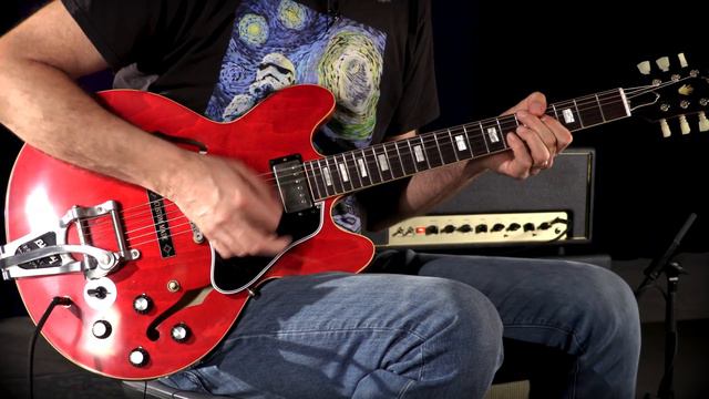 Gibson Memphis 2018 Limited 1963 ES-335 Varitone w/ Bigsby • SN: 80128 смотреть онлайн