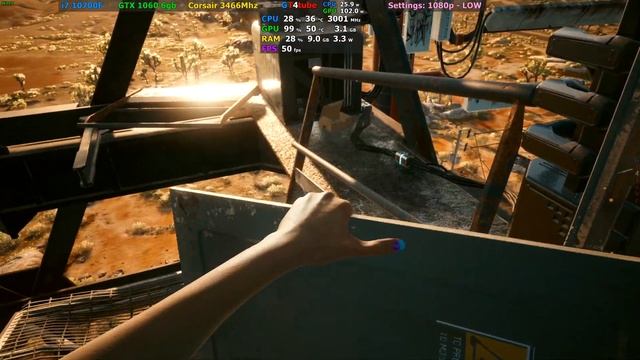 Cyberpunk 2077 - GTX 1060 - i7 10700F - Low & Ultra Settings - Test Gameplay смотреть онлайн