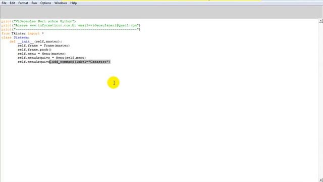 aula 5930 python tkinter criando menus смотреть онлайн