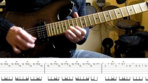 Europe - The Final Countdown guitar solo lesson (with tablatures and backing tracks)