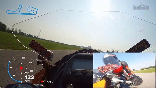 Cremona Circuit 1.34.799 - 20/10/18 (Kawasaki Zx6R 2009) смотреть онлайн