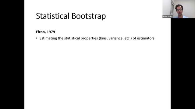 Yohai Reani (9/21/22): Persistent Cycle Registration and Topological Bootstrap смотреть онлайн
