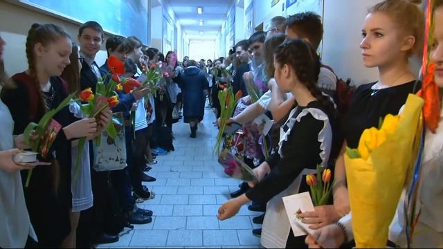8 марта 2017г. 4 школа г.Обнинск. Поздравления учителей смотреть онлайн