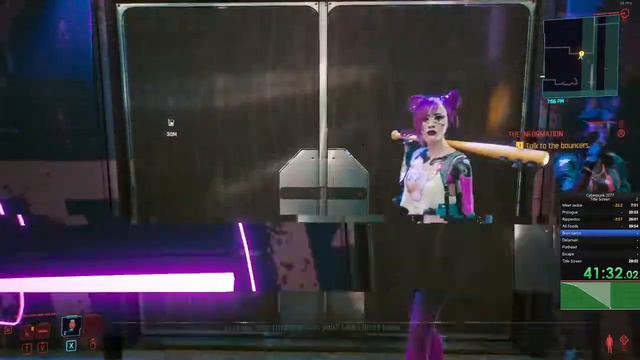 Cyberpunk 2077 Speedrun - Title Screen - First Ever Speedrun! [1:24:06]