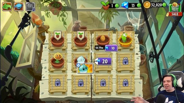 САМОЕ МИЛОЕ И ИМБОВОЕ РАСТЕНИЕ | Прохождение Plants vs. Zombies 2: It’s About Time #8 смотреть онлайн