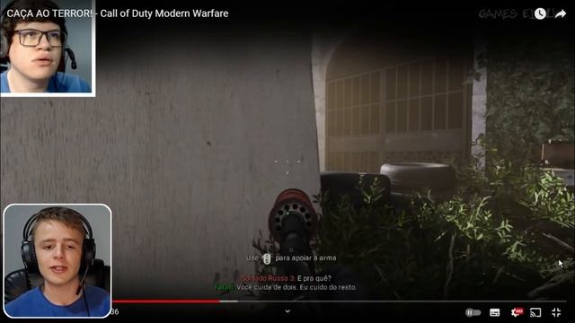 React Games EduUu Call of Duty Modern Warfare ?? CAÇA AO TERROR! Reagindo смотреть онлайн