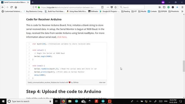 Serial Communication between two Arduino Boards смотреть онлайн
