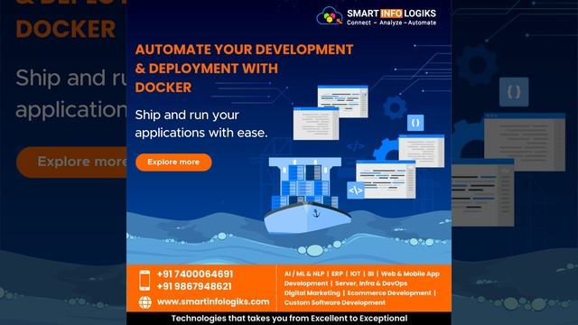 Automate your #development & deployment with #Docker | Ship and run your #applications with ease. смотреть онлайн