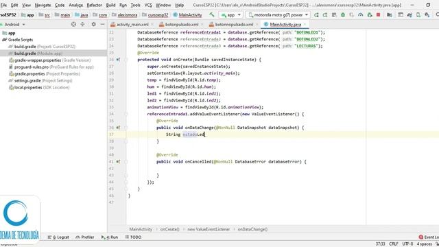 PROGRAMANDO NUESTRA ACTIVIDAD ESP32 FIREBASE ANDROID STUDIO смотреть онлайн